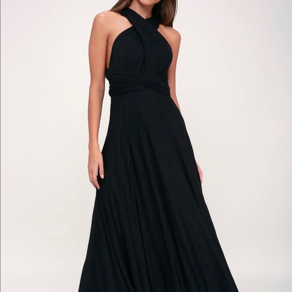 Lulu’s Tricks of the Trade Black Maxi Dress - Picture 4 of 7